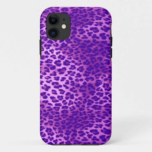 coque iphone à Empreintes de léopard multiples (Dos)