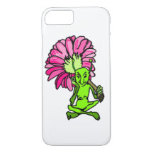 Coque iphone à fleurs à Féerie verte