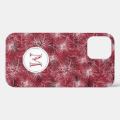 Coque iphone à fleurs de cerise de brosse (Verso (horizontal))