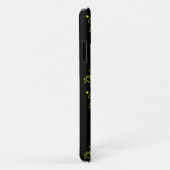 coque iphone à fleurs de coucher de soleil rose (Dos/Droite)