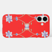 Coque iphone à fleurs de Rèd (Verso (horizontal))