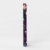 Coque iphone à motif floral (Dos/Gauche)