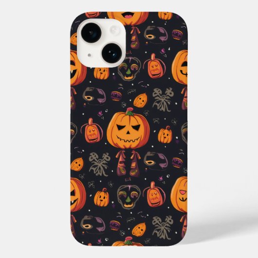 Coque iphone à motifs Halloween (Verso)