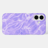 Coque iphone à ondulation d'eau de lavande (Verso (horizontal))