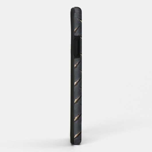 Coque iphone à plaque de diamant (Dos/Droite)