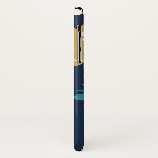 Coque iphone à thème de Noël (Dos/Gauche)