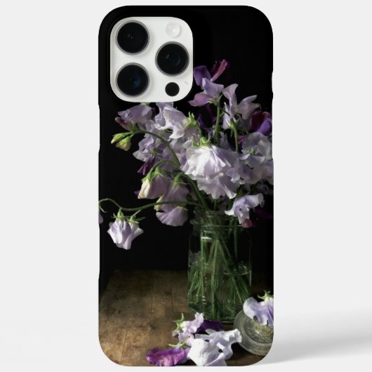 Coque iphone à vie morte florale pourpre (Verso)