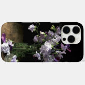Coque iphone à vie morte florale pourpre (Verso (horizontal))