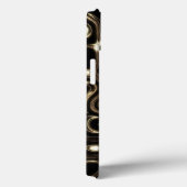 Coque iphone abstrait Coque noir (Verso / Droite)