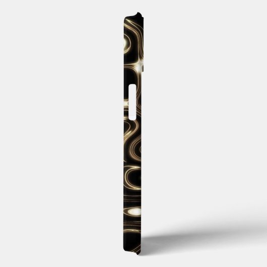 Coque iphone abstrait Coque noir (Verso / Droite)