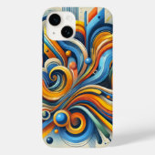 Coque iphone Abstrait dynamique (Verso)