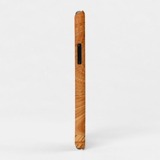 coque iphone Abstrait Gold Waves (Dos/Droite)