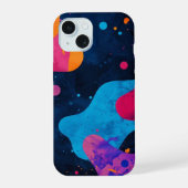 coque iphone _ Abstrait Neon Splatter (Verso)