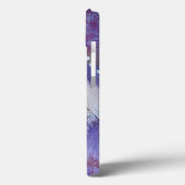 Coque iphone Abstrait pourpre à Moon Mountain (Verso / Gauche)