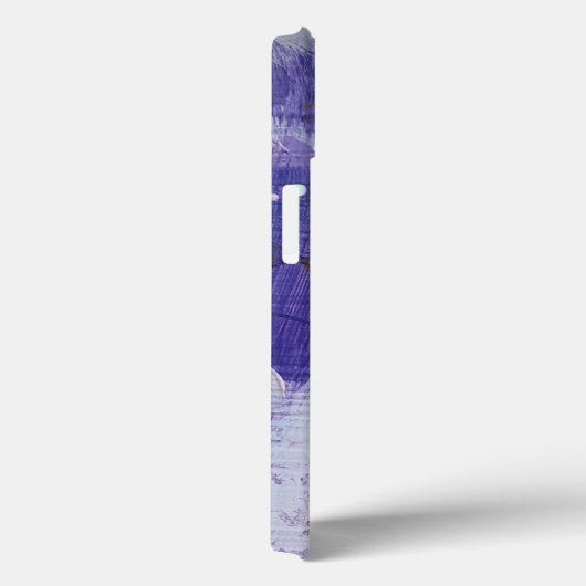 Coque iphone Abstrait pourpre à Moon Mountain (Verso / Droite)