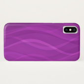 Coque iphone abstrait violet électrique (Dos (Horizontal))
