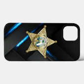 Coque iphone adjoint du shérif de Floride (Verso (horizontal))
