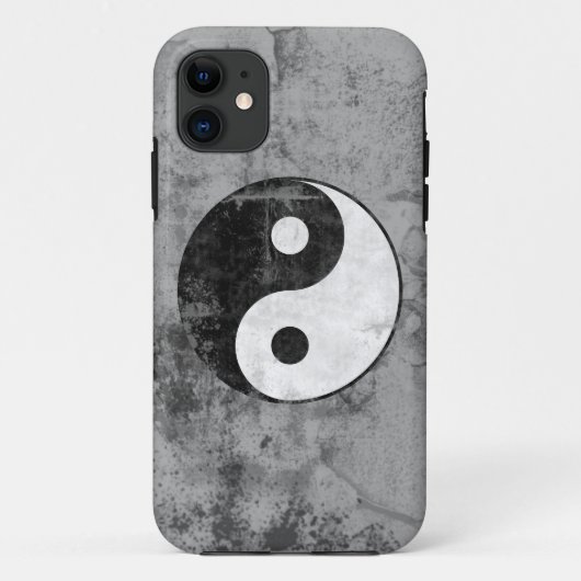Coque iphone affligé de Yin Yang (Dos)