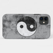 Coque iphone affligé de Yin Yang (Dos (Horizontal))