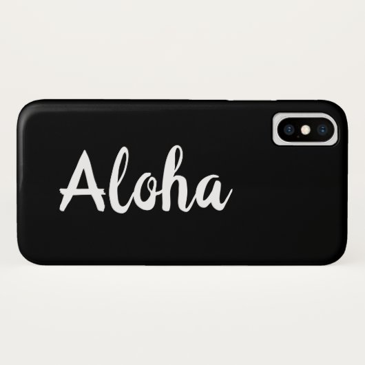 Coque iphone Aloha (Dos (Horizontal))