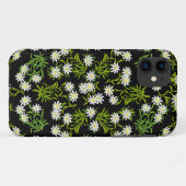 Coque iphone alpin de fleurs d'edelweiss suisse (Dos (Horizontal))