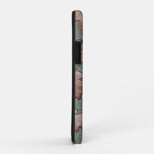 Coque iphone Apple avec feuilles en chêne (Dos/Droite)