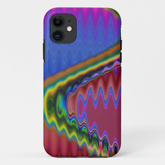 Coque Iphone Arc-en-ciel fondu (Dos)