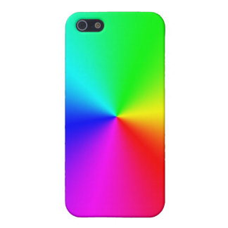 Coque iPhone 5 Arc-en-ciel métallique