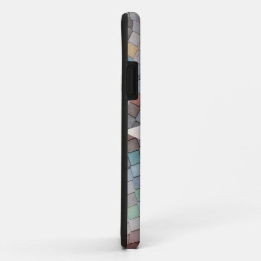 Coque iphone arrière - plan de texture couleur pas (Dos/Droite)