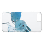 coque iphone assez bleu de lapins (Dos (Horizontal))