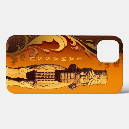 Coque iphone assyrien Lamassu (Verso (horizontal))