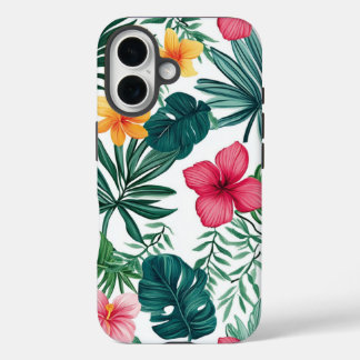Coque iphone au design tropical
