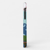 Coque iphone avec design de vibe japonaise (Dos/Gauche)