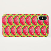 coque iphone avec le morceau de pastèque (Dos (Horizontal))