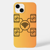 coque iphone avec logo internet (Verso)
