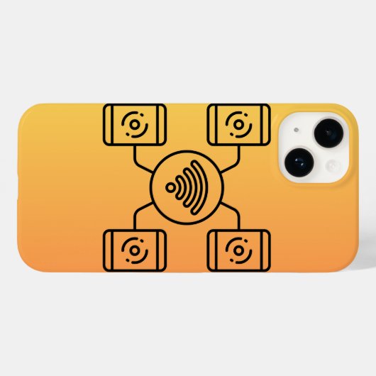 coque iphone avec logo internet (Verso (horizontal))