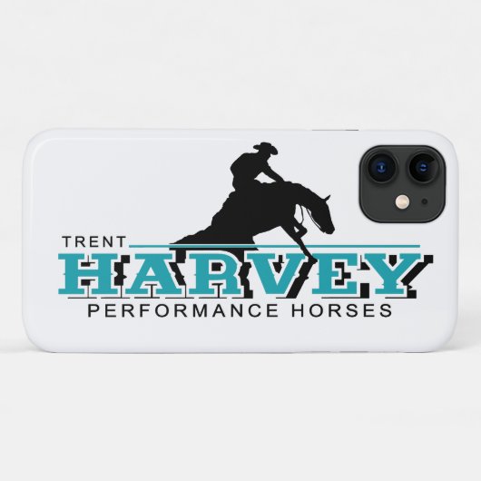 Coque iphone avec logo noir (Dos (Horizontal))