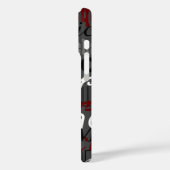 coque iphone avec Motif de nom surdimensionné (Verso / Gauche)