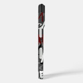 coque iphone avec Motif de nom surdimensionné (Verso / Droite)