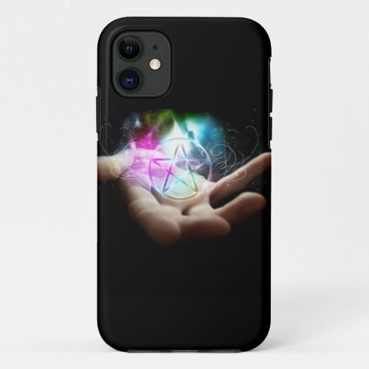 coque iphone avec pentacle (Dos)