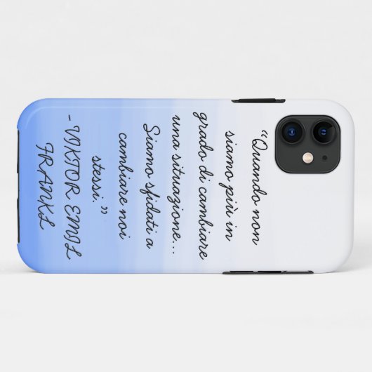 coque iphone avec sagesse italienne (Dos (Horizontal))