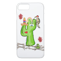 Coque iphone Bird Cactus
