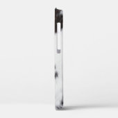 coque iphone - Blanc blanc blanc Brown noir (Verso / Gauche)