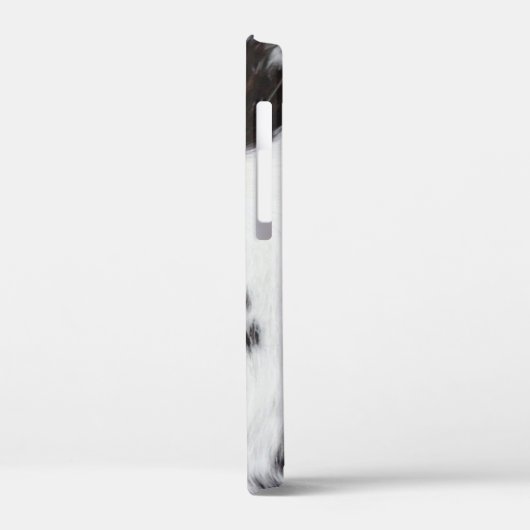 coque iphone - Blanc blanc blanc Brown noir (Verso / Gauche)