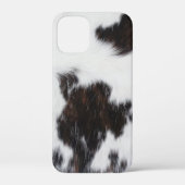 coque iphone - Blanc blanc blanc Brown noir (Verso)
