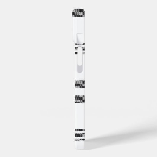 Coque iphone blanc noir (Verso / Gauche)