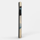 Coque iphone bleu bulle (Dos/Droite)