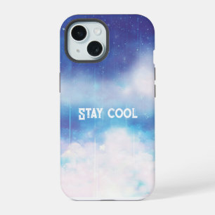 Coque iphone bleu céleste Nebula