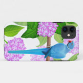 coque iphone Blue Indian Ringneck (Dos (Horizontal))