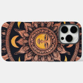 Coque iphone Boho Sun Mandala (Verso (horizontal))